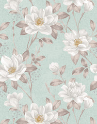 Papel de Parede Adesivo Flores Amarelas 1,00m x 50cm