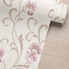 KIT DE 7 ROLOS - 1,00m x 50cm - Papel de Parede Adesivo Flores Peônias Rosas
