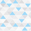 Papel de Parede Adesivo Triângulo Azul Céu