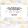 Papel de Parede Adesivo Triângulo Amarelo Canarinho