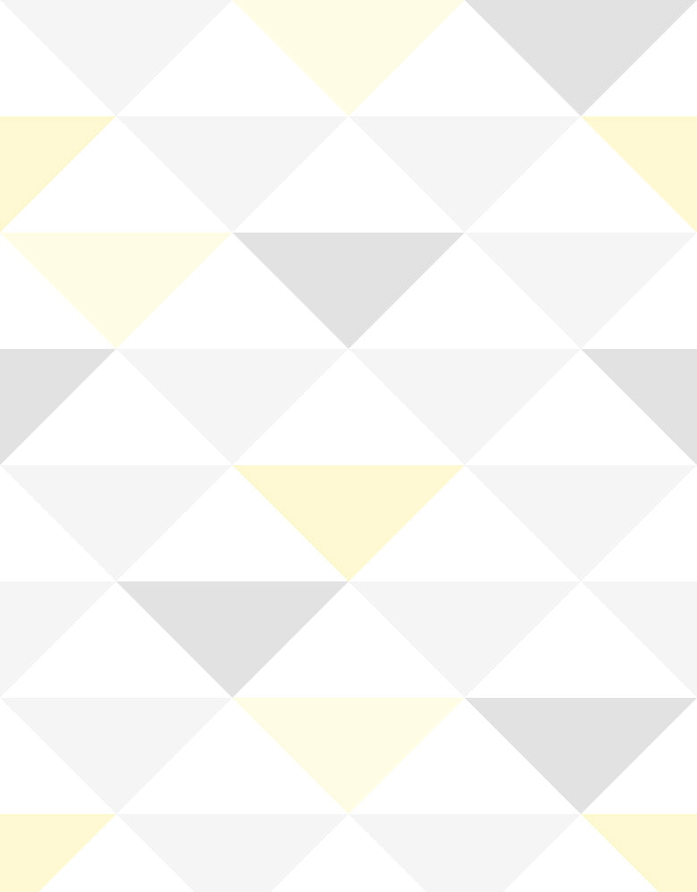 Papel de Parede Adesivo Triângulo Amarelo
