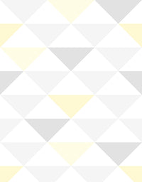 Papel de Parede Adesivo Triângulo Amarelo