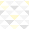 Papel de Parede Adesivo Triângulo Amarelo