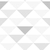 Papel de Parede Adesivo Triângulo Cinza