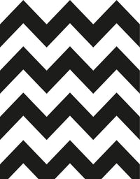 Papel de Parede Adesivo Chevron Preto