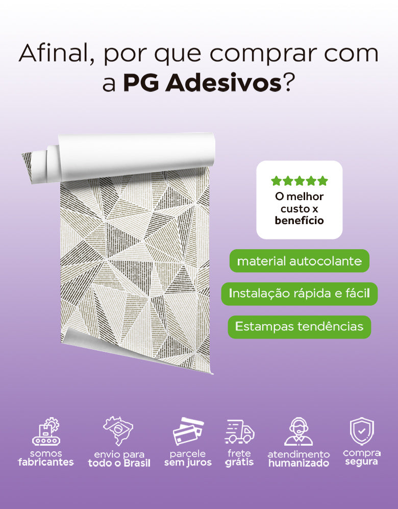 KIT DE 3 ROLOS - 2,50m x 50cm - Papel de Parede Adesivo Jornal Reciclável