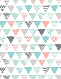 Papel de Parede Adesivo Triângulo Encanto