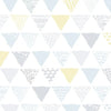 Papel de Parede Adesivo Triângulos Pastéis