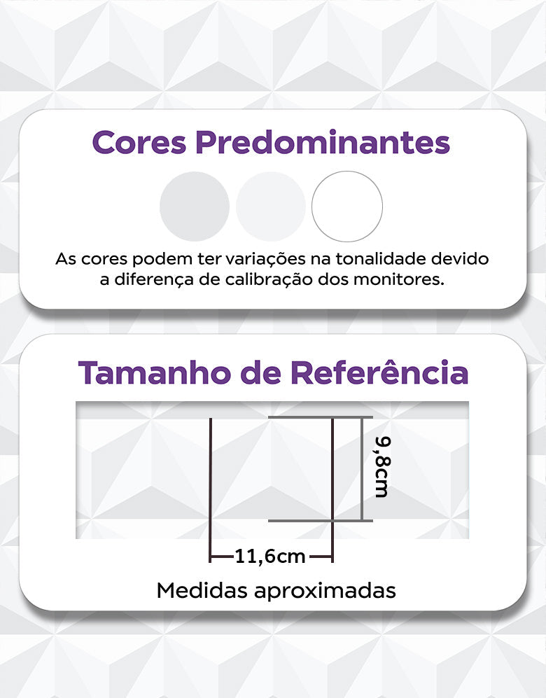 KIT DE 2 ROLOS - 2,50m x 50cm - Papel de Parede Adesivo 3D White