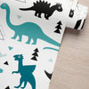 Papel de Parede Adesivo Dinos Azuis