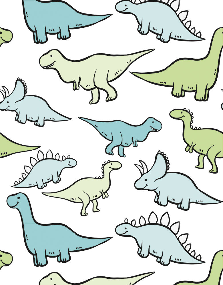 Papel de Parede Adesivo Dinossaurinhos