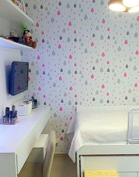 Papel de Parede Adesivo Gotas Coloridas