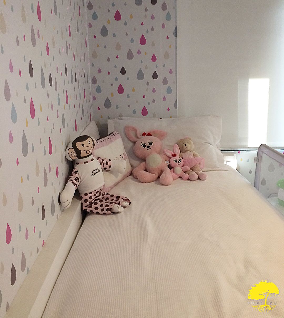 Papel de Parede Adesivo Gotas Coloridas