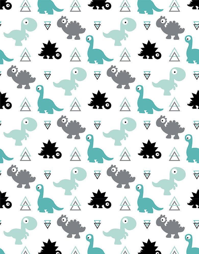 Papel de Parede Adesivo Mini Dinos