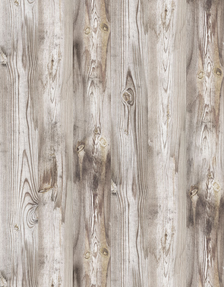 Papel de Parede Adesivo Madeira Rústica Clara