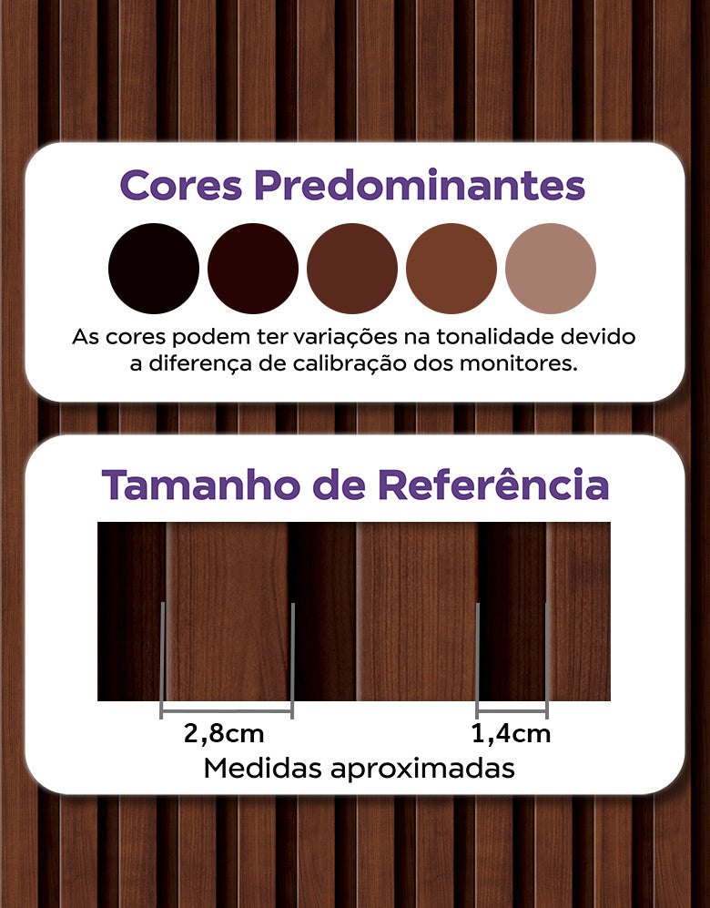 Papel de Parede Madeira Ripada Fina Capuccino