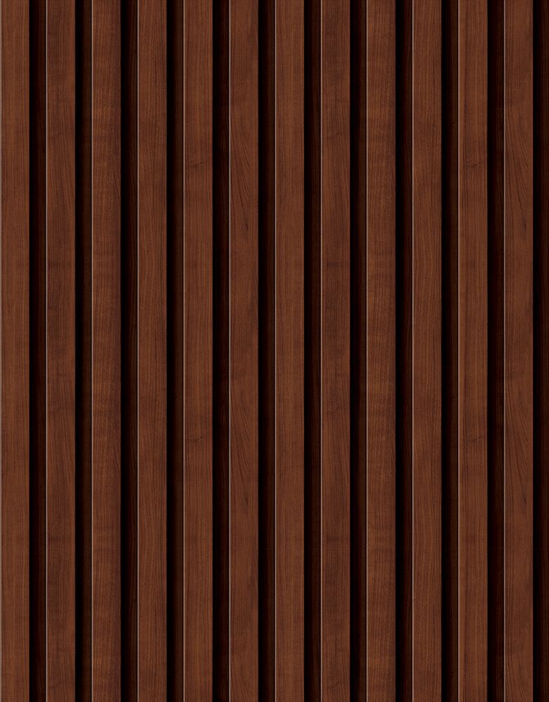 Papel de Parede Madeira Ripada Fina Capuccino