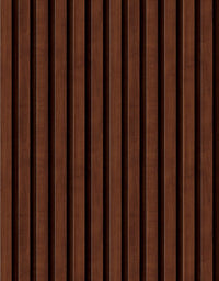 KIT DE 3 ROLOS - 3,00m x 50cm - Papel de Parede Madeira Ripada Fina Capuccino