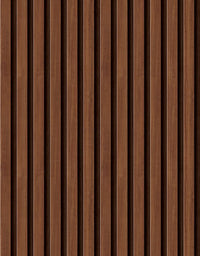 Papel de Parede Madeira Ripada Fina Avelã