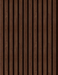 Papel de Parede Madeira Ripada Fina Chocolate