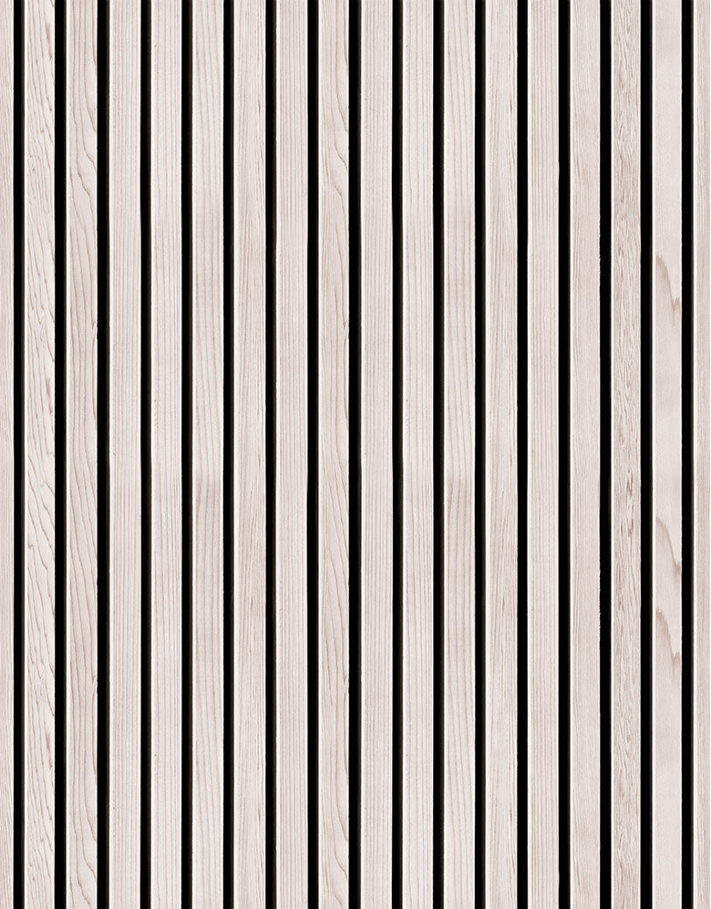 Papel de Parede Madeira Ripada Clean