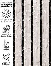 Papel de Parede Madeira Ripada Clean