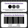 KIT DE 6 ROLOS - 3,00m x 50cm - Papel de Parede Madeira Ripada Preta