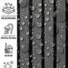 KIT DE 6 ROLOS - 3,00m x 50cm - Papel de Parede Madeira Ripada Preta