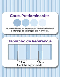 Papel de Parede Adesivo Madeira Ripada Azul Bebê
