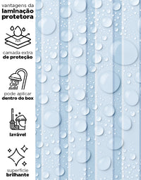 Papel de Parede Adesivo Madeira Ripada Azul Bebê