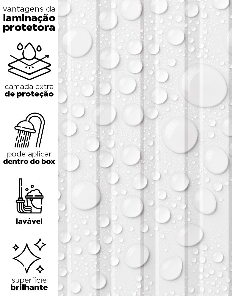 Papel de Parede Madeira Ripada Gelo