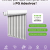 KIT DE 7 ROLOS - 1,00m x 50cm - Papel de Parede Madeira Ripada Fina Vanilla