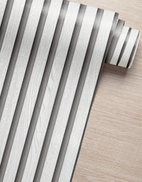 Papel de Parede Madeira Ripada Fina Vanilla