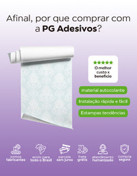 Papel de Parede Adesivo Bliss Acqua