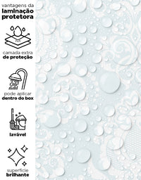 Papel de Parede Adesivo Bliss Acqua