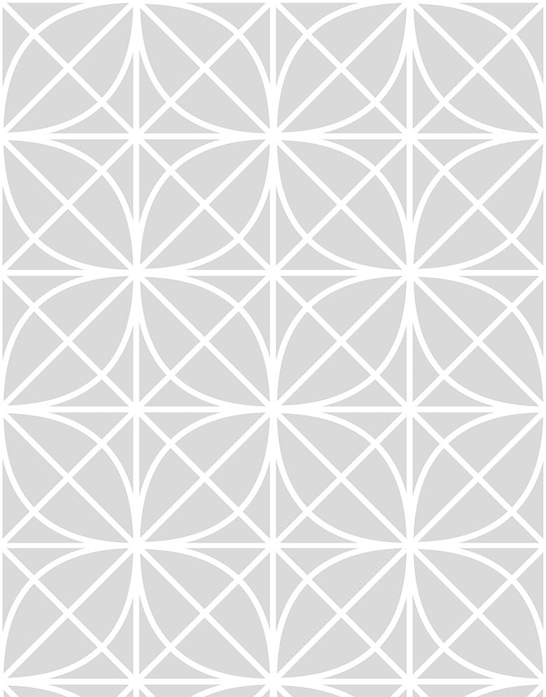 Papel de Parede Adesivo Truss Cinza