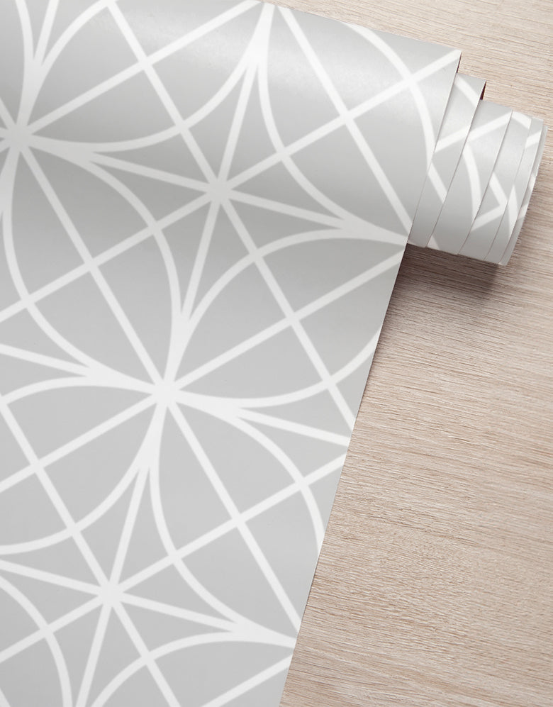 Papel de Parede Adesivo Truss Cinza