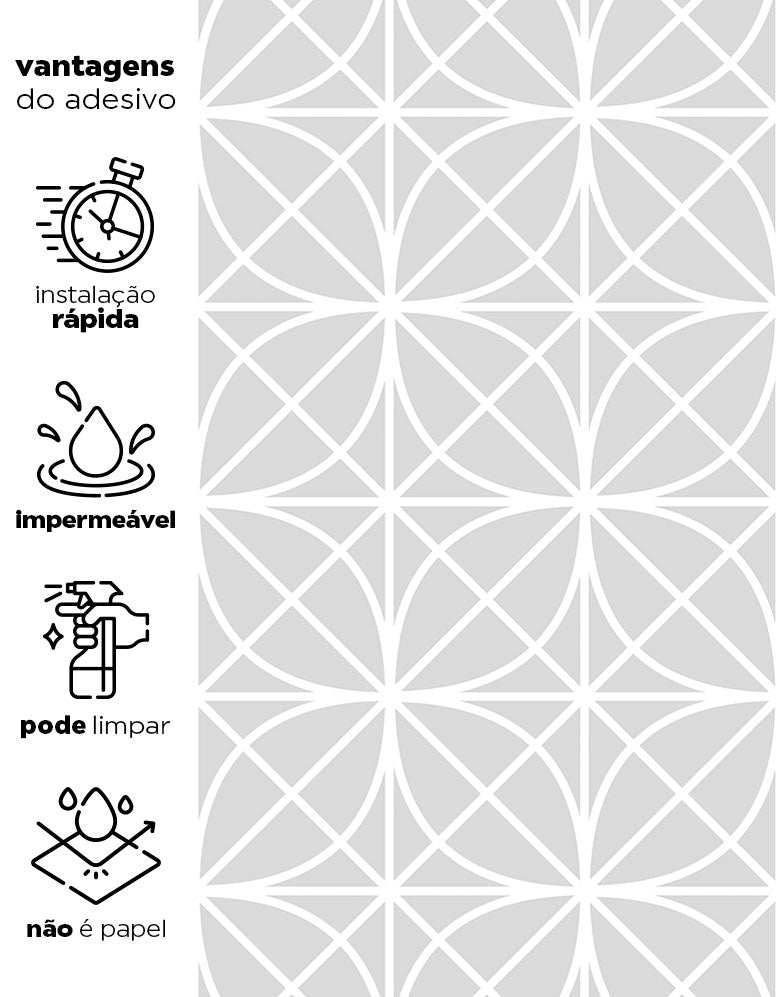 Papel de Parede Adesivo Truss Cinza