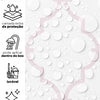 KIT DE 3 ROLOS - 3,00m x 50cm - Papel de Parede Adesivo Aurora Rosa