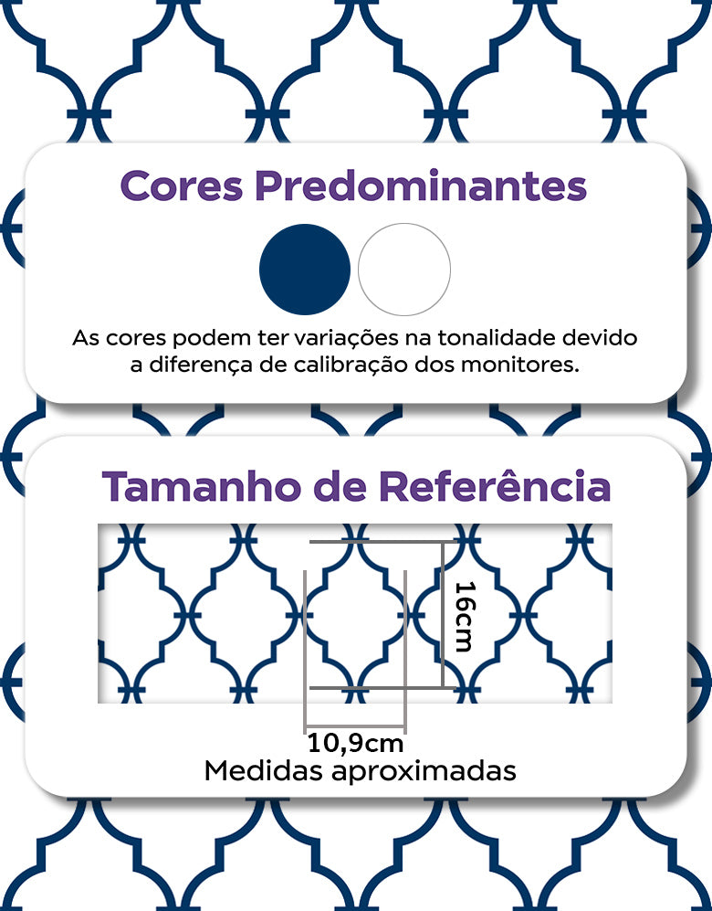 Papel de Parede Aurora Azul Marinho