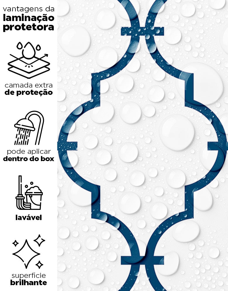 Papel de Parede Aurora Azul Marinho