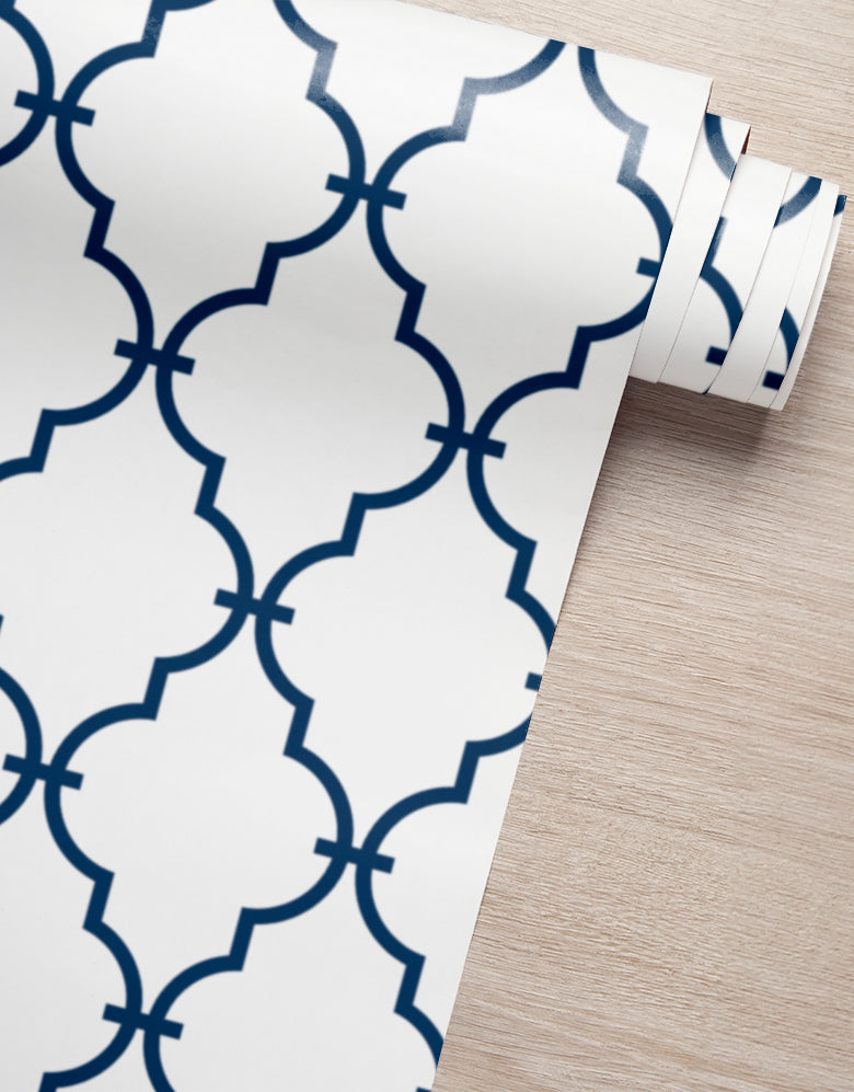 Papel de Parede Aurora Azul Marinho