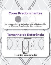 Papel de Parede Adesivo Fine Lines Cinza