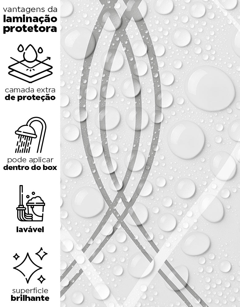 Papel de Parede Adesivo Fine Lines Cinza