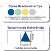 KIT DE 3 ROLOS - 3,00m x 50cm - Papel de Parede Adesivo Triângulos Baby