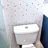 KIT DE 3 ROLOS - 3,00m x 50cm - Papel de Parede Adesivo Triângulos Baby