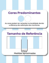 Papel de Parede Adesivo Listras Azuis Claras