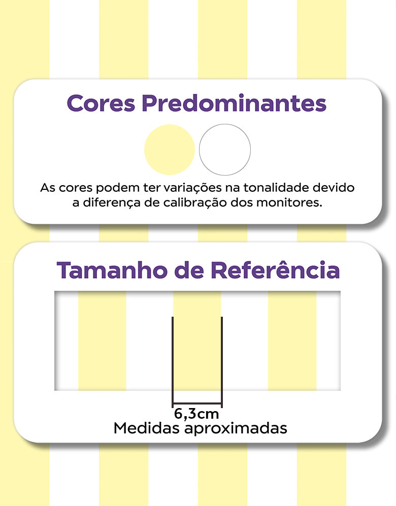Papel de Parede Adesivo Listras Amarelas