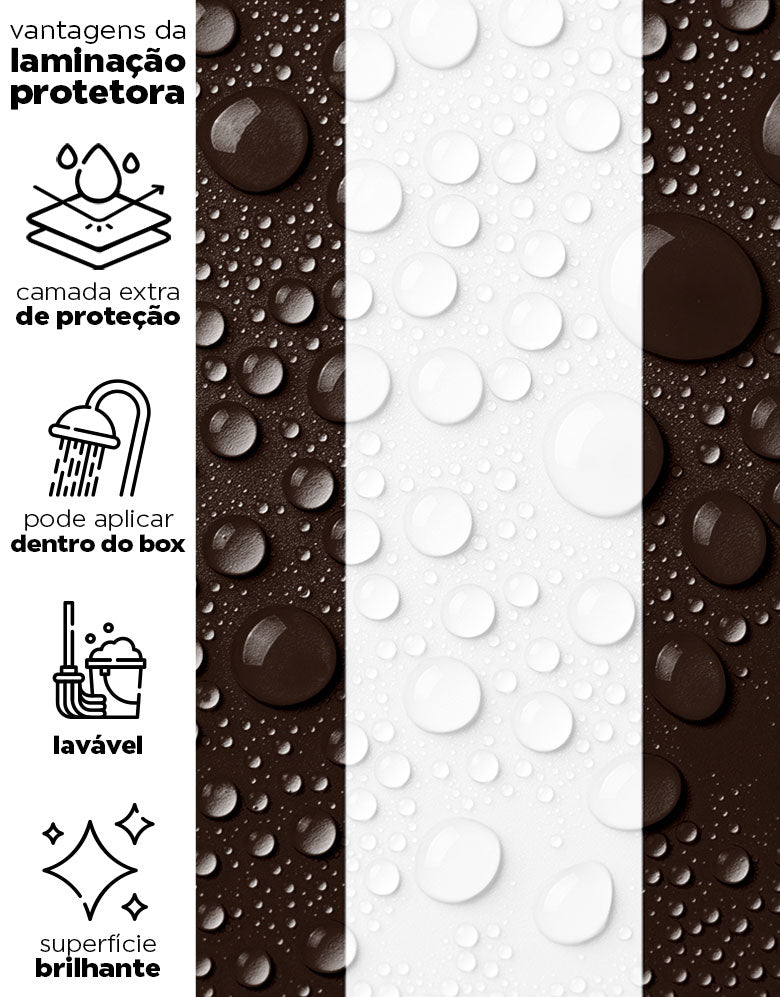 Papel de Parede Adesivo Listras Pretas