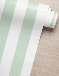 Papel de Parede Adesivo Listras Verdes